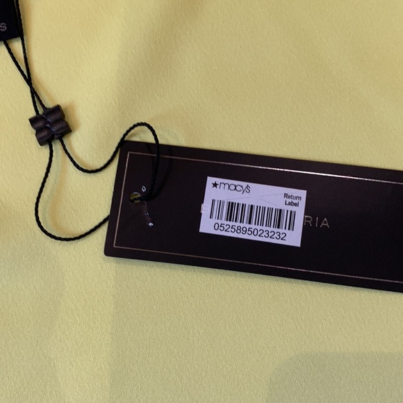 BCBG MAXAZRIA One Shoulder Peplum draped Top Lime Yellow XSmall - Picture 11 of 16